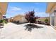 Enclosed patio featuring desert landscaping, a barbeque grill and seating at 3360 National Ave, Pahrump, NV 89048