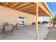 Covered patio area, perfect for outdoor dining and relaxation with a nice view at 3360 National Ave, Pahrump, NV 89048