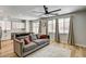 Comfortable living room featuring modern flooring and large windows at 401 Sonoma Valley St, Las Vegas, NV 89144