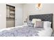 This cozy bedroom offers closet space and calming colors at 5889 Thistle Meadow Ave, Las Vegas, NV 89139