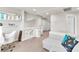 Upper level loft with a sofa, desk, and shelving at 5889 Thistle Meadow Ave, Las Vegas, NV 89139
