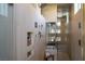 Modern shower with multiple shower heads, glass enclosure, and built-in shelving at 6 Yorkridge Ct, Henderson, NV 89052