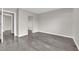 Modern bedroom showcasing wood floors and ample natural light at 6284 Anticline Ave, Las Vegas, NV 89139
