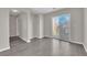 Light-filled bedroom with a sliding glass door and spacious closet at 6284 Anticline Ave, Las Vegas, NV 89139