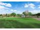 Spacious community green with picnic spots and lush landscaping at 6284 Anticline Ave, Las Vegas, NV 89139