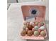 A carton of farm fresh eggs from Crazy Farm Girl Lera at 6284 Anticline Ave, Las Vegas, NV 89139