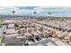 Aerial view showcases the neighborhood, with convenient access to Raiders Stadium and the Strip at 6387 Azurelyn Ave, Las Vegas, NV 89122