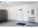 This well-organized garage has ample storage space and epoxy floors at 7607 Boca Raton Dr, Las Vegas, NV 89113