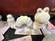 Close-up of a charming unpainted ceramic caterpillar, ready to be customized at 7669 Fieldfare Dr, North Las Vegas, NV 89084