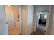 Hallway leading to laundry and bedroom at 7704 Classy Cashmere Ct, Las Vegas, NV 89149
