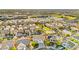 An aerial view captures the beautiful homes with private pools nestled in a well-planned community near schools at 977 Courtney Valley St, Henderson, NV 89052