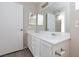 Well-lit bathroom with double sinks and generous counter space with a large mirror at , Las Vegas, NV 89120