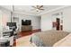 Main bedroom featuring office space, walk-in closet, and ensuite bathroom at 11274 Civita St, Las Vegas, NV 89141