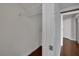 This closet features custom wire shelving, light gray walls and polished concrete floors at 1190 E Carson Ave, Las Vegas, NV 89101