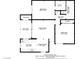 Floor plan of the home showcasing the layout of the rooms and balcony at 1390 Vegas Valley Dr # 26, Las Vegas, NV 89169