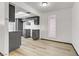 Bright kitchen boasting gray cabinets, and contemporary appliances, offering ample cooking space at 1390 Vegas Valley Dr # 32, Las Vegas, NV 89169