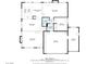 Detailed floor plan showcasing the layout of the main level, including dimensions at 1611 Buffalo Trail Dr, Henderson, NV 89014