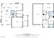 Floor plans of the house with dimensions at 1611 Buffalo Trail Dr, Henderson, NV 89014