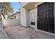 Welcome home to a private patio area leading to the front door with security screen at 1628 Justin Ct # 18, Henderson, NV 89011
