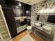 Modern bathroom featuring a dual sink vanity and sleek walk-in shower at 1819 Beverly Way, Las Vegas, NV 89104