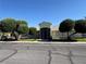 Charming home with well-manicured trees and a beautifully crafted front door at 1819 Beverly Way, Las Vegas, NV 89104