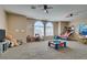 Expansive bonus room with multiple ceiling fans and room to play at 2090 Eaglepath Cir, Henderson, NV 89074