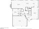 A detailed floor plan showcasing the layout of the first floor at 2090 Eaglepath Cir, Henderson, NV 89074