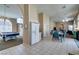 View of kitchen, dining area, and living room offering an open floor plan at 2090 Eaglepath Cir, Henderson, NV 89074