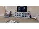 Living room with entertainment center and plush seating at 2090 Eaglepath Cir, Henderson, NV 89074