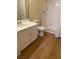 Bathroom with modern vanity and walk-in shower at 2110 Los Feliz St # 2037, Las Vegas, NV 89156