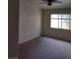 This bedroom features a ceiling fan and a window that provides natural light at 2110 Los Feliz St # 2037, Las Vegas, NV 89156