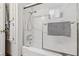 Bathroom featuring a glass enclosed shower-tub combo at 22 Jade Cir, Las Vegas, NV 89106