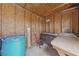Shed interior, showcasing ample storage and workspace, ideal for hobbies, tools, or gardening equipment at 22 Jade Cir, Las Vegas, NV 89106