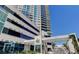 Exterior view of the modern high rise building at 2700 Las Vegas Blvd # 610, Las Vegas, NV 89109