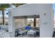 Cozy cabana featuring comfortable seating and modern design at 2700 Las Vegas Blvd # 610, Las Vegas, NV 89109