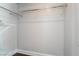 Walk-in closet with metal rods and shelves for optimal storage at 2700 Las Vegas Blvd # 610, Las Vegas, NV 89109
