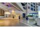 Elegant high-rise entrance featuring circular driveway, valet, landscaping, and modern design at 2700 Las Vegas Blvd # 610, Las Vegas, NV 89109