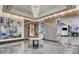 View of the lobby and contemporary chandelier at 2700 Las Vegas Blvd # 610, Las Vegas, NV 89109