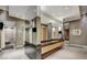 Locker room featuring a shower and large vanity with mirror at 2700 Las Vegas Blvd # 610, Las Vegas, NV 89109