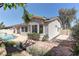 Backyard featuring pool and exterior home elevation at 2725 Cool Lilac Ave, Henderson, NV 89052