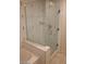 Modern bathroom featuring a glass-enclosed shower with stylish tile accents and fixtures at 29 Montelago Blvd # 336, Henderson, NV 89011