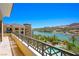 Enjoy stunning lake views from this condo's spacious balcony at 29 Montelago Blvd # 520, Henderson, NV 89011