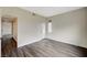 Bedroom features wood-look floors, neutral paint, baseboards and a window at 2900 Sunridge Heights Pkwy # 518, Henderson, NV 89052