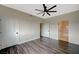 Spacious bedroom with ceiling fan and ensuite bathroom and large closets at 2900 Sunridge Heights Pkwy # 518, Henderson, NV 89052