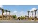 Community entrance with palm trees and signage at 2900 Sunridge Heights Pkwy # 518, Henderson, NV 89052