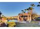 Inviting poolside gazebo with a built-in grill, seating, and views of the surrounding community at 2900 Sunridge Heights Pkwy # 518, Henderson, NV 89052