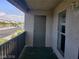 A cozy balcony offers outdoor space with a view of the street at 2981 Country Manor Ln # 118, Las Vegas, NV 89115