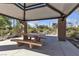 Covered picnic area with concrete table and seating for outdoor dining and gatherings at 3132 Cartanda Ave, Henderson, NV 89044