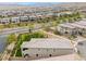 An aerial view of the neighborhood, this home includes artificial turf and easy access to nearby shopping and schools at 438 Wind Poppy St, Las Vegas, NV 89138