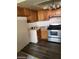 Kitchen features new floors, ample storage, and modern appliances at 4720 Obannon Dr # D, Las Vegas, NV 89102